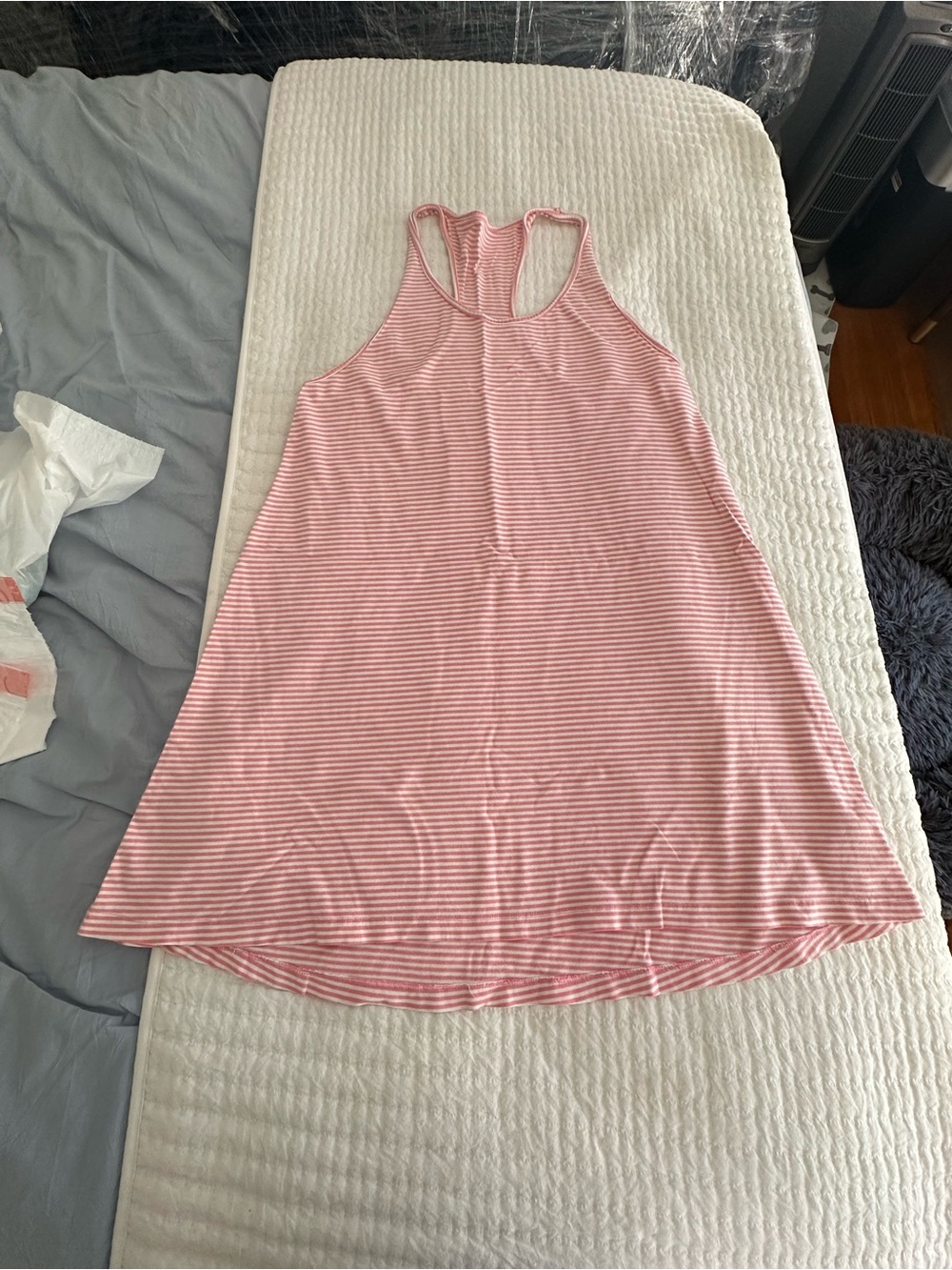 GAP Pink and White Striped Racerback Nightdress